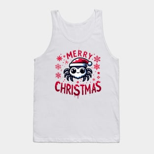 Cute christmas jumping spider Tank Top